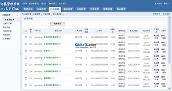 网上订餐网站CMS系统v1.0界面预览